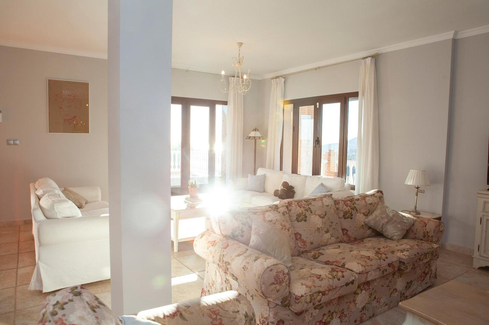 Villa El Palomar Azul With Pool And Sea View Benajarafe Esterno foto