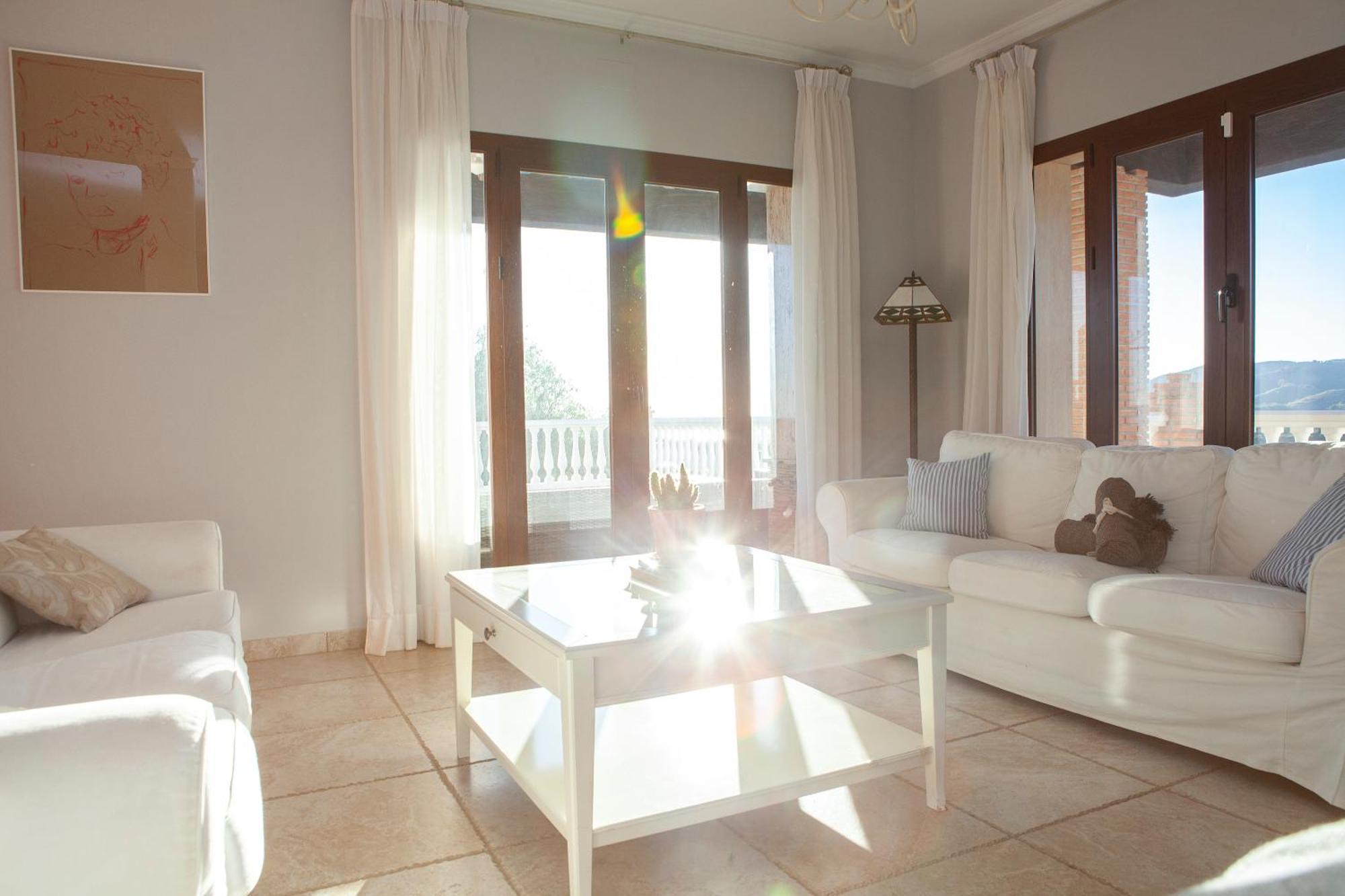 Villa El Palomar Azul With Pool And Sea View Benajarafe Esterno foto